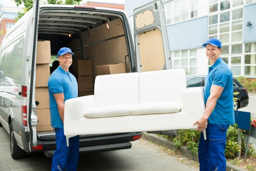 Professional packing supplies and organized moving boxes