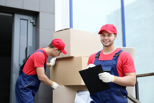 Moving items with a man and van service during a UK collection