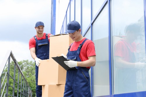 Man and van service helping with a small house move in To