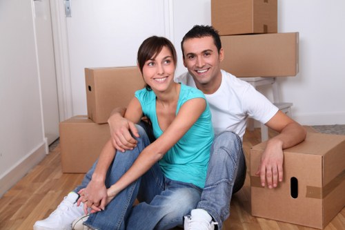 Wrapped furniture ready for safe delivery during removals