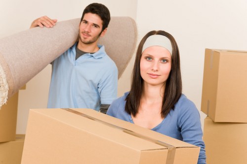 IT equipment securely packed for office removals