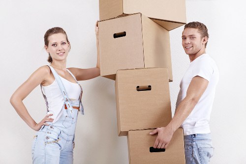 Efficient man and van service completing a customer move