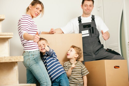 Man and van service assisting with city move and furniture delivery